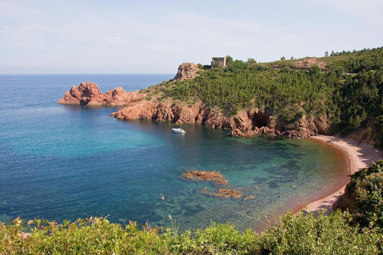 Agay Cap Esterel Village Allee Fleurs - F2 Clim Vue Golf Et Mer - Grande Terrasse Plein Sud Saint-Raphaël Esterno foto